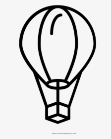 Coloring Ideas Hot Air Balloon For Coloring Astonishing - Coloring Page Globo Aerostatico, HD Png Download, Transparent PNG
