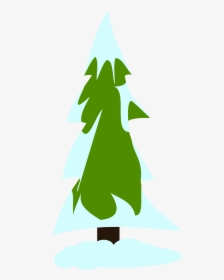 Snow Covered Pine Tree Clip Art Pine Tree Clip Art - Snow Tree Icon Png, Transparent Png, Transparent PNG