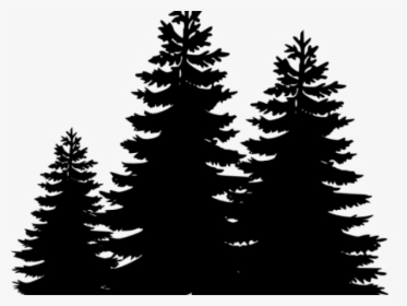 Pine Tree Clipart Loblolly Pine - Clipart Pine Trees Silhouette, HD Png Download, Transparent PNG
