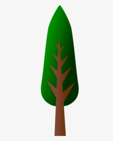 Pine Tree Clipart Long Tree - Vector Pine Trees Png, Transparent Png, Transparent PNG