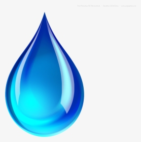 Water Drop Free Clipart Clip Art On Transparent Png - Cartoon Water Drop Drawing, Png Download, Transparent PNG