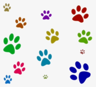 Transparent Paw Print Clipart - Transparent Background Dog Prints Png, Png Download, Transparent PNG