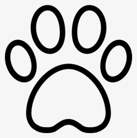 Png File Svg - Outline Dog Paw Svg, Transparent Png, Transparent PNG