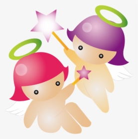 Angel Free To Use Cliparts - Cute Angels Art, HD Png Download, Transparent PNG