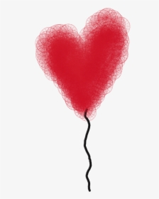 #heart #balloon #drawing - Heart, HD Png Download, Transparent PNG