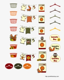 Square Clipart Solid Color 7 Source - Laundry Day Stickers, HD Png Download, Transparent PNG
