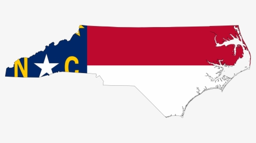Clip Art North Carolina State Flag Picture - North Carolina State Flag Map, HD Png Download, Transparent PNG