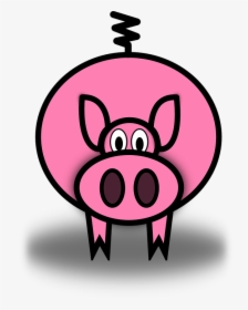 Pig, Pink, Pork, Piglet, Farm, Animal, Piggy, Hog - Pig Clip Art, HD Png Download, Transparent PNG