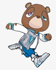 Kanye West Bear Running , Png Download - Kanye West Bear Running, Transparent Png, Transparent PNG