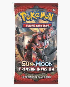 Pokemon Sun & Moon - Pokemon Tcg Sun And Moon Crimson Invasion, HD Png Download, Transparent PNG