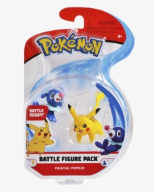 Pokemon Battle Figure Pack Pikachu E Popplio - New Legendary Pokemon Toys, HD Png Download, Transparent PNG