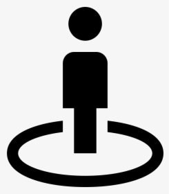 Map Marker With A Person Shape - My Location Icon Png, Transparent Png, Transparent PNG