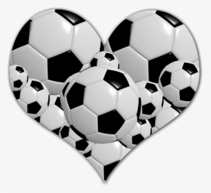 Love, Heart, Ball, Black, White, Color - Foot Coeur, HD Png Download, Transparent PNG