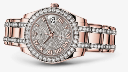 Rolex Women Watches Rose Gold, HD Png Download, Transparent PNG