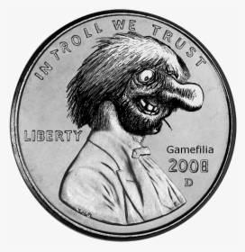 Transparent Trolls Personajes Png - God We Trust Coin, Png Download, Transparent PNG