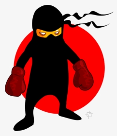 Pixabay Ninja Warrior Boxer 154200 1280 - Ninja Boxer, HD Png Download, Transparent PNG