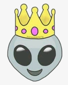 Its My Birthday Alien Clipart , Png Download - Marciano Con Corona, Transparent Png, Transparent PNG