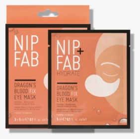 Dragon S Blood Fix Eye Masks - Nip+fab Dragon's Blood Fix Serum, HD Png Download, Transparent PNG