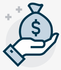 Hand Plant Money Icon, HD Png Download, Transparent PNG