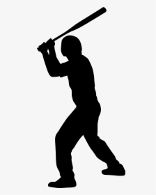 Baseball Silhouette Figures,vector Png Download - Clip Art, Transparent Png, Transparent PNG