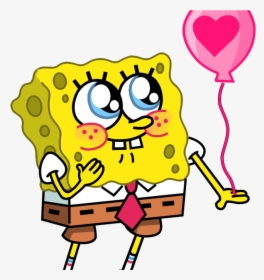Spongebob Clipart Image Result For Its My Birthday - Spongebob Squarepants In Love, HD Png Download, Transparent PNG