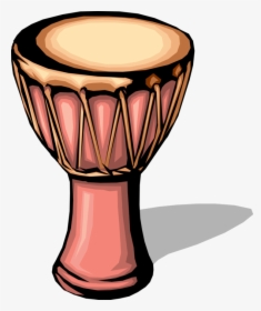 Vector Illustration Of African Djembe Skin-covered - African Drum Clip Art, HD Png Download, Transparent PNG