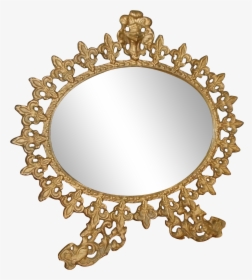 Vintage Standing Gilt Vanity Mirror Chairish - 100 Plagiarism Png, Transparent Png, Transparent PNG