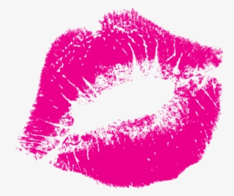 Kiss Purple Lips Png - Pink Lipstick Kiss Transparent, Png Download, Transparent PNG