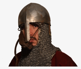 Middle Ages, Elmo, Mail Armor, Soldier, Reenactment - Middle Ages, HD Png Download, Transparent PNG