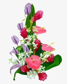 Flower Plants Png - Do Tropical Flower Arrangement, Transparent Png, Transparent PNG