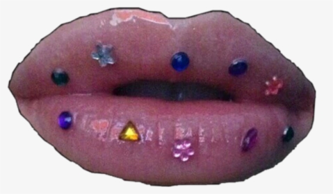 Transparent Lipstick Png - Grunge Lips, Png Download, Transparent PNG