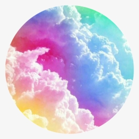 Transparent Rainbow Cloud Png - White Tumblr Clouds, Png Download, Transparent PNG