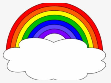 Cloud Clipart Rainbow - Clipart Rainbow, HD Png Download, Transparent PNG