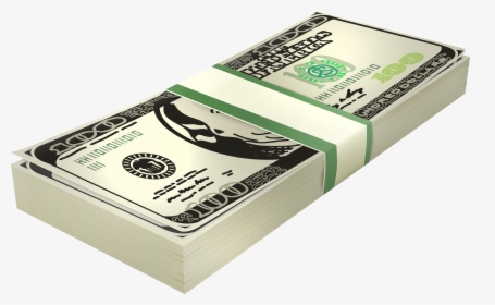 Stack Of 100 Us Dollar Banknotes Png Clipart - Money Dollar Clip Art Transparent, Png Download, Transparent PNG