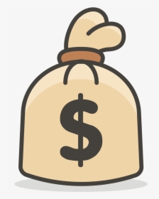 Money Bag Emoji Png - Money Bag Man, Transparent Png, Transparent PNG