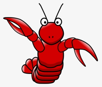Lobster Panda Free Images - Clip Art Cartoon Lobster, HD Png Download, Transparent PNG