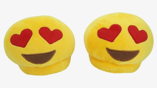 Emoji Slippers - Heart Eyes - Emoji Slippers Png, Transparent Png, Transparent PNG