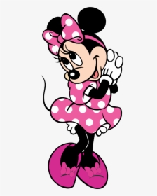 Clip Art Background Minnie Rosa - Mickey Mouse Cartoon Character, HD Png Download, Transparent PNG
