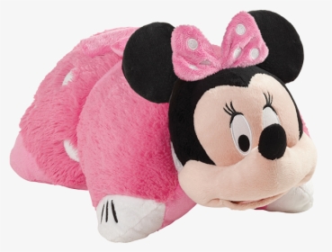 Disney Pink Minnie Mouse Pillow Pet - Pillow Pet Minnie Mouse, HD Png Download, Transparent PNG