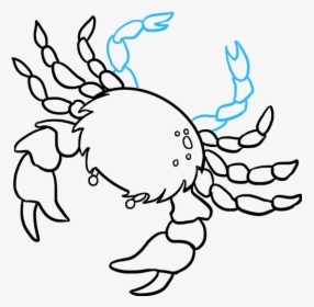 How To Draw A Crab - Drawing, HD Png Download, Transparent PNG