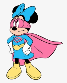 Super Minnie Mouse, HD Png Download, Transparent PNG