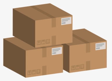 Carton, Boxes, Set, Brown, Courier, Box, Cardboard - Carton Boxes, HD Png Download, Transparent PNG