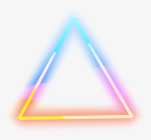 Transparent Luces Neon Png - Triangle Png For Editing, Png Download, Transparent PNG