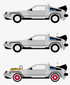 Transparent Back To The Future Car Png - Back To The Future Trilogy Delorean, Png Download, Transparent PNG