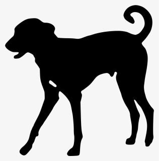 Dog Silhouette - Dog Clipart Black And White Transparent, HD Png Download, Transparent PNG