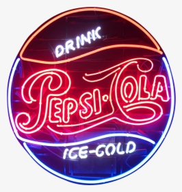 Pepsi Cola Neon, HD Png Download, Transparent PNG