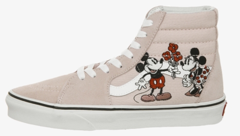 Vans Sk8 Hi Disney Mickey And Minnie Pink - Cartoon, HD Png Download, Transparent PNG
