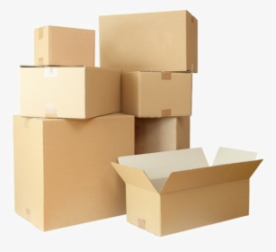Cardboard Carton Png Download Image - Boxes And Tape, Transparent Png, Transparent PNG