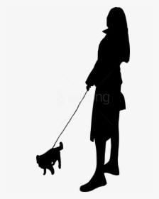 Transparent Dog Walking Silhouette Png, Png Download, Transparent PNG