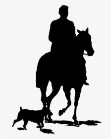 Man With Horse And Dog - Man With Horse Dog, HD Png Download, Transparent PNG